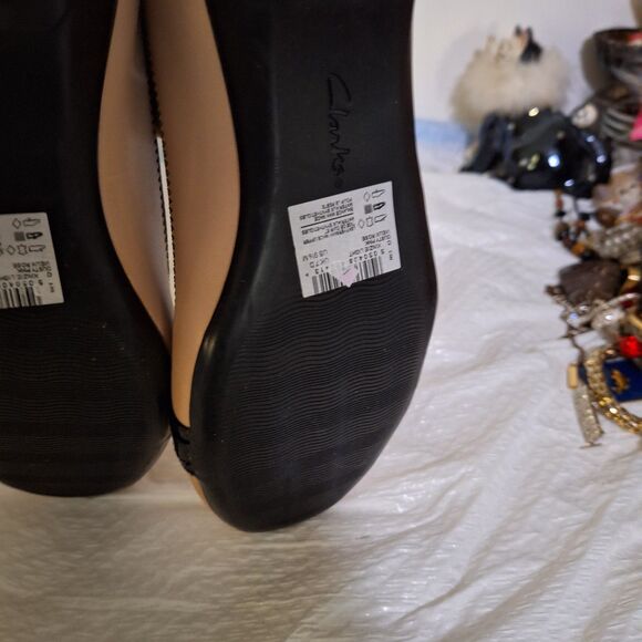 Collection By Clark's Women's Flats Pink & Black Cushion Office Core 9.5 M - Picture 3 of 12